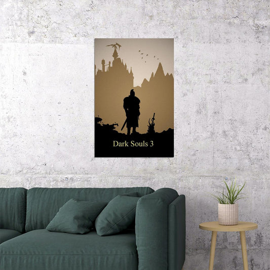 Dark Souls Remastered Video Game Fantasy Poster Wall Art Print Home Wall Decor - xonomax