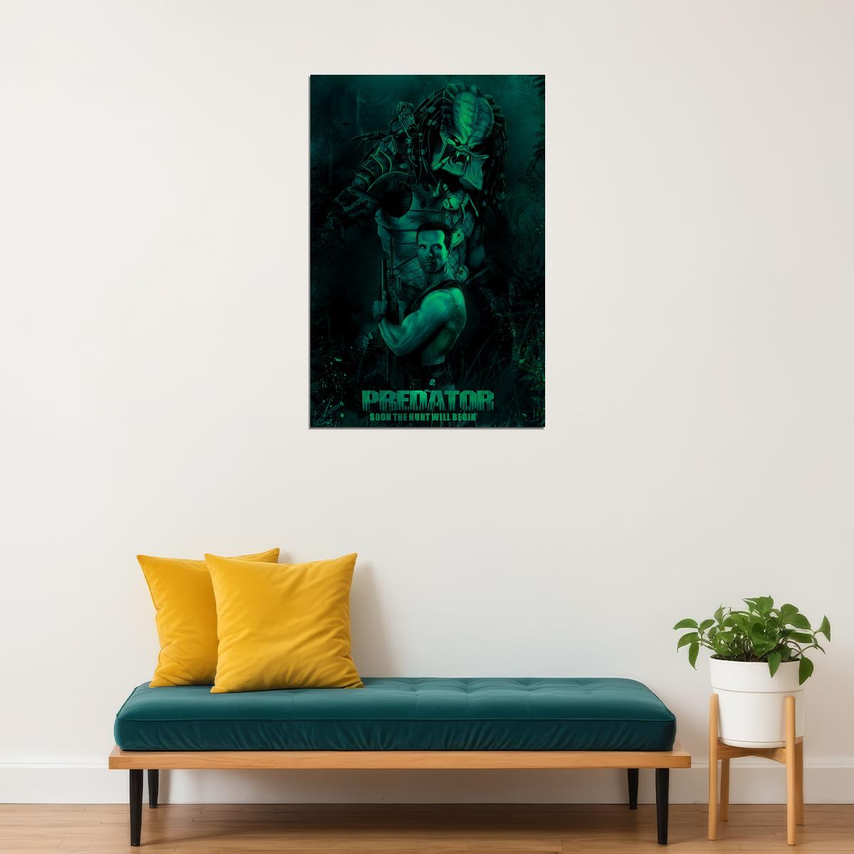 Predator Classic Movie Adventure Action Poster Wall Art Print Home Wall Decor - xonomax