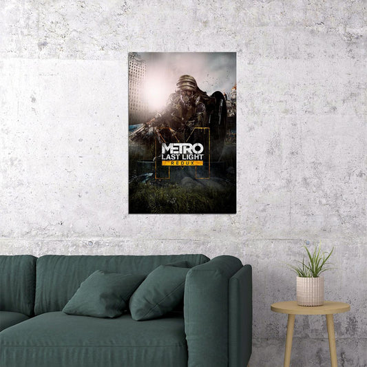 Metro Video Game Adventure Action Horror Poster Wall Art Print Home Wall Decor - xonomax