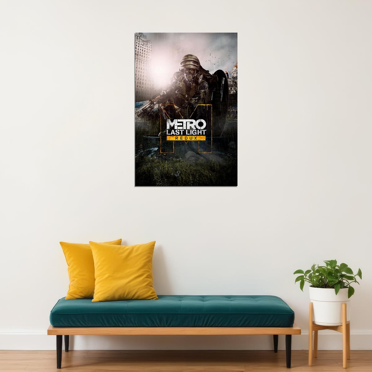 Metro Video Game Adventure Action Horror Poster Wall Art Print Home Wall Decor