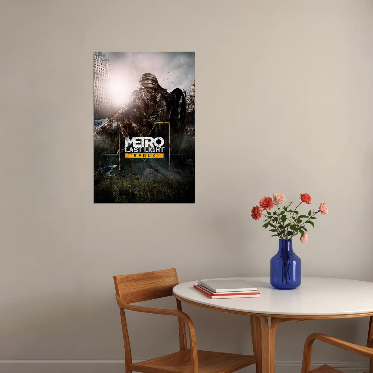 Metro Video Game Adventure Action Horror Poster Wall Art Print Home Wall Decor