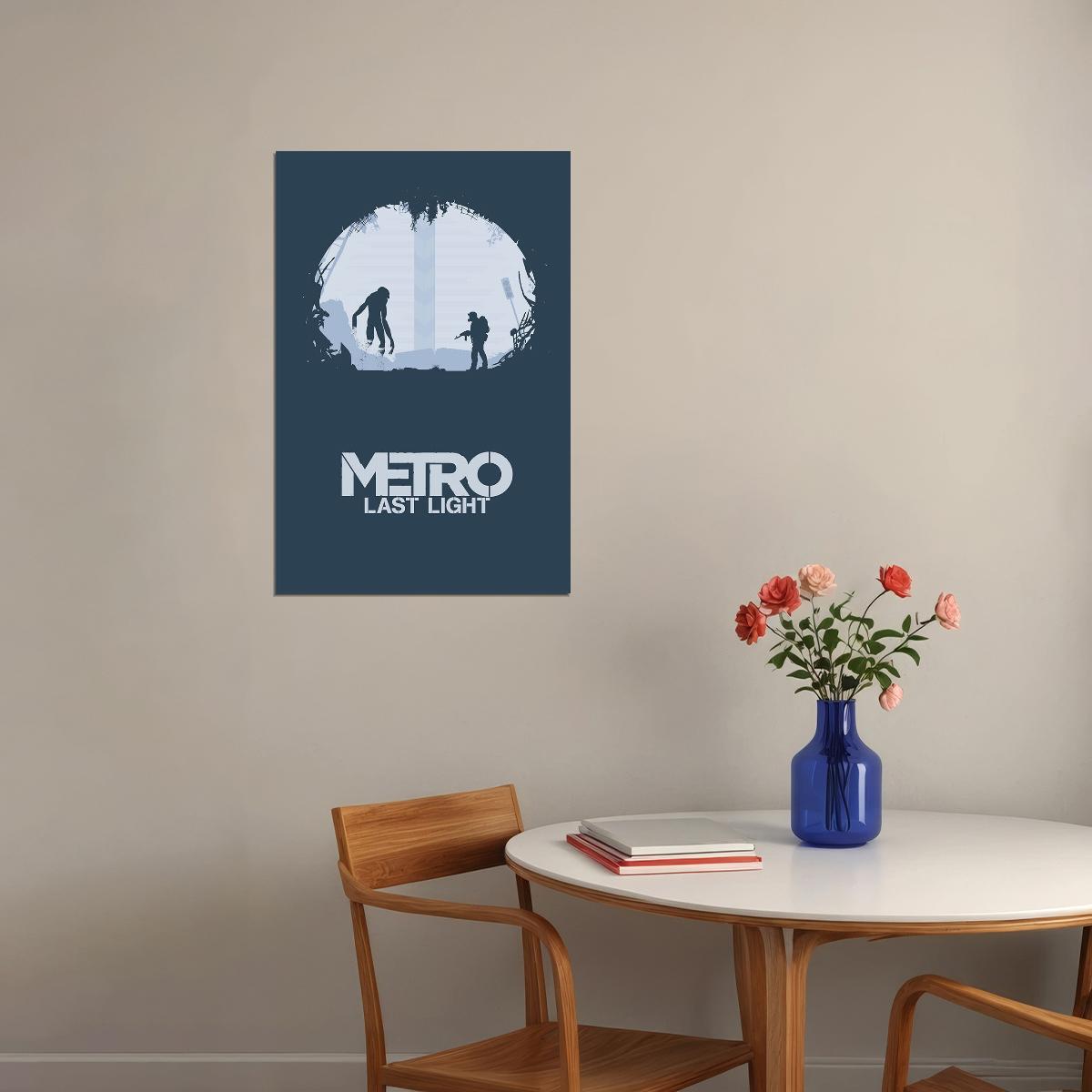 Metro Video Game Horror Adventure Action Poster Wall Art Print Home Wall Decor
