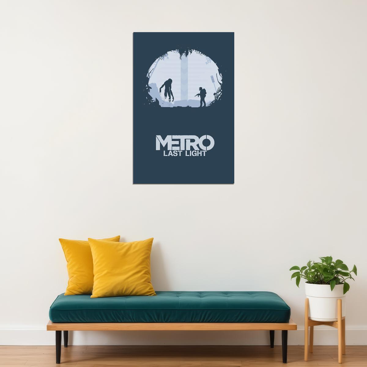 Metro Video Game Horror Adventure Action Poster Wall Art Print Home Wall Decor