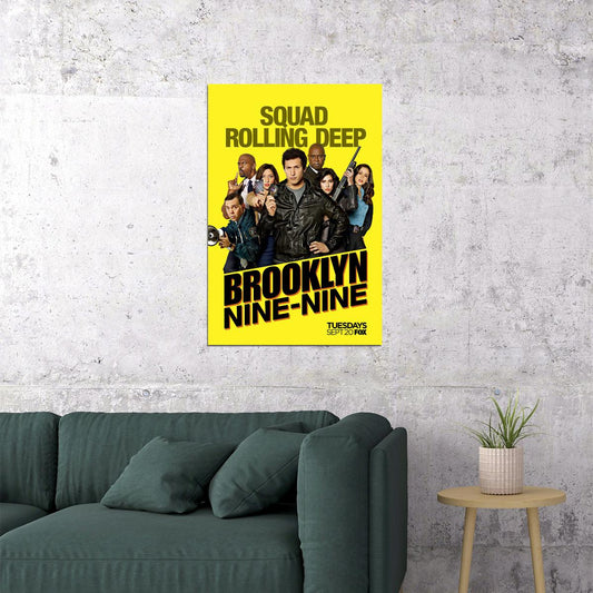 Brooklyn Nine Nine Movie Comedy Crime Poster Wall Art Print Home Wall Decor - xonomax