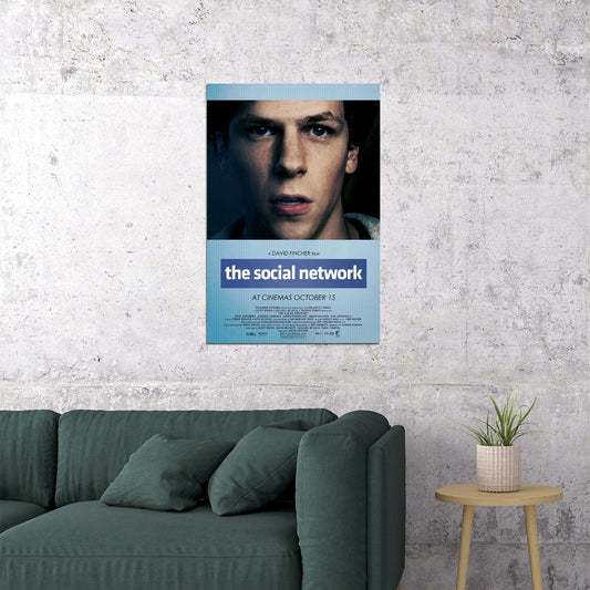 The Social Network Movie Biography Drama Poster Wall Art Print Home Wall Decor - xonomax