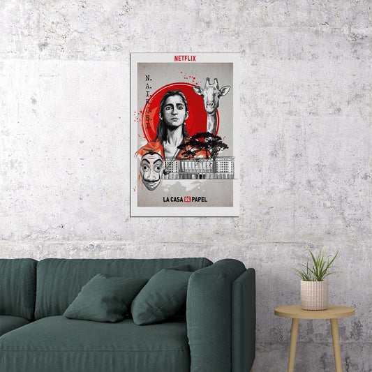 Money Heist La Casa De Papel Poster Wall Art Print Home Wall Decor - xonomax