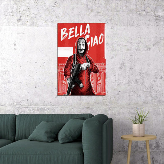 La Casa De Papel Money Heist Poster Print - xonomax
