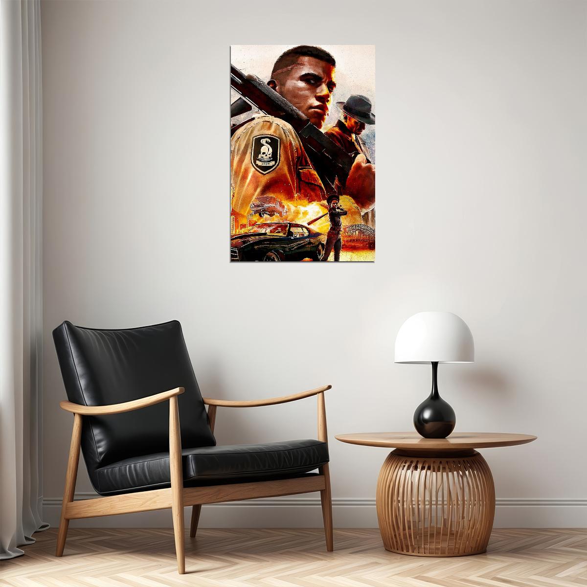Mafia Iii Video Game Action Adventure Excitement Poster Wall Art Print Home Wall Decor