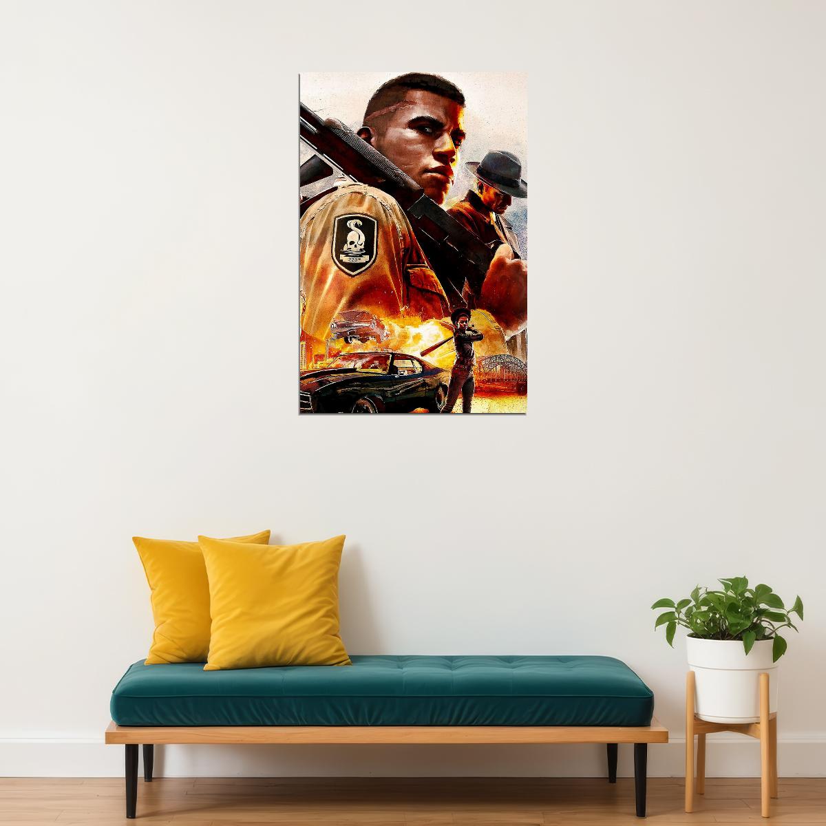 Mafia Iii Video Game Action Adventure Excitement Poster Wall Art Print Home Wall Decor