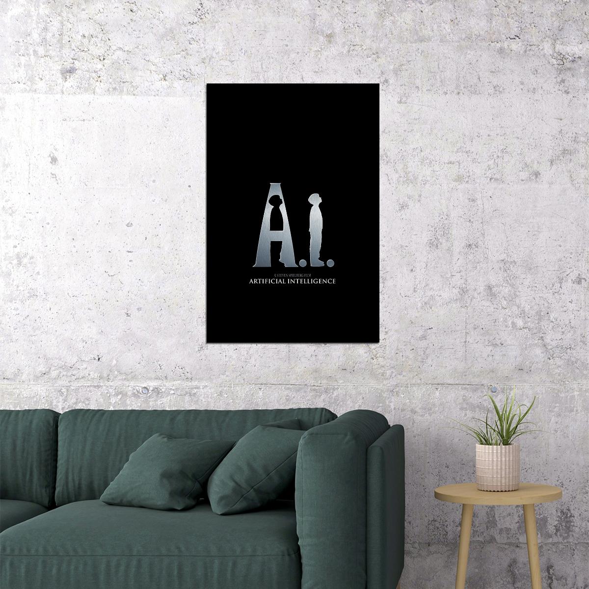 Artificial Intelligence Movie Science Fiction Drama Poster Wall Art Print Home Wall Decor