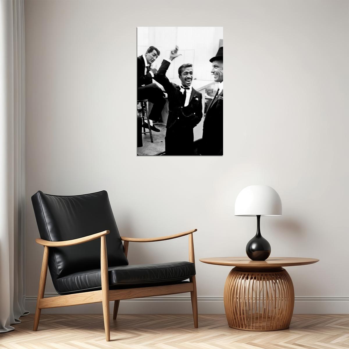 Rat Pack Photography Frank Sinatra Actress Poster Wall Art Print Home Wall Decor - xonomax