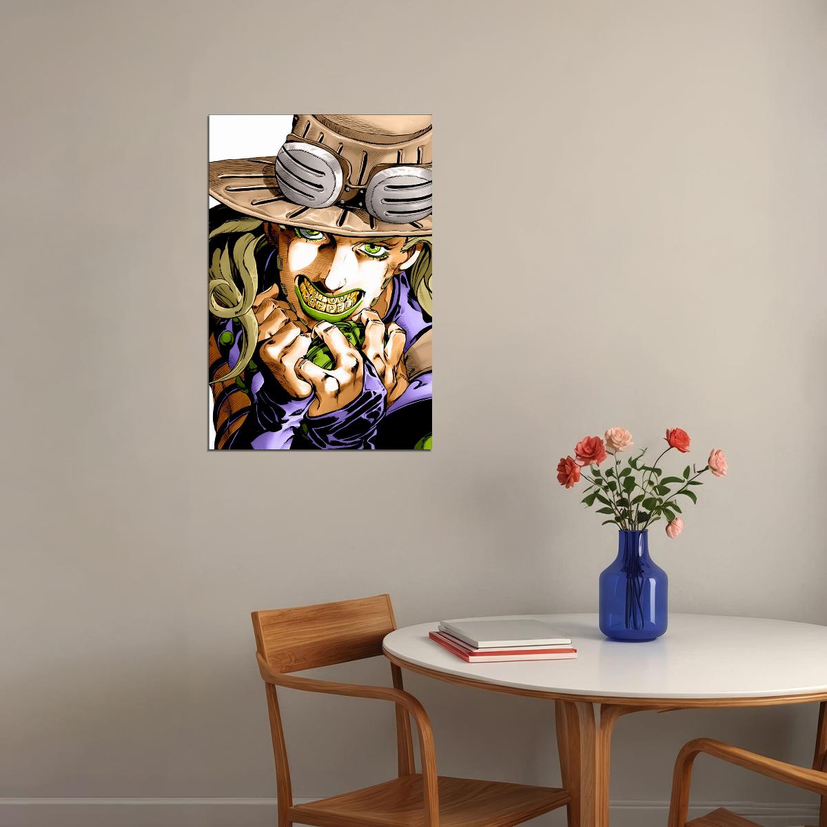 Zeppeli Classic Rock Animation Adventure Poster Wall Art Print Home Wall Decor