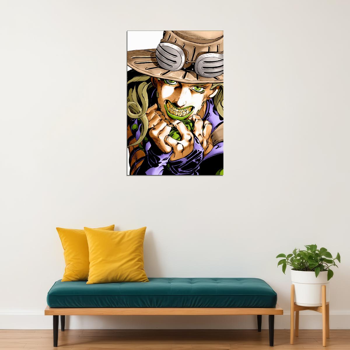 Zeppeli Classic Rock Animation Adventure Poster Wall Art Print Home Wall Decor