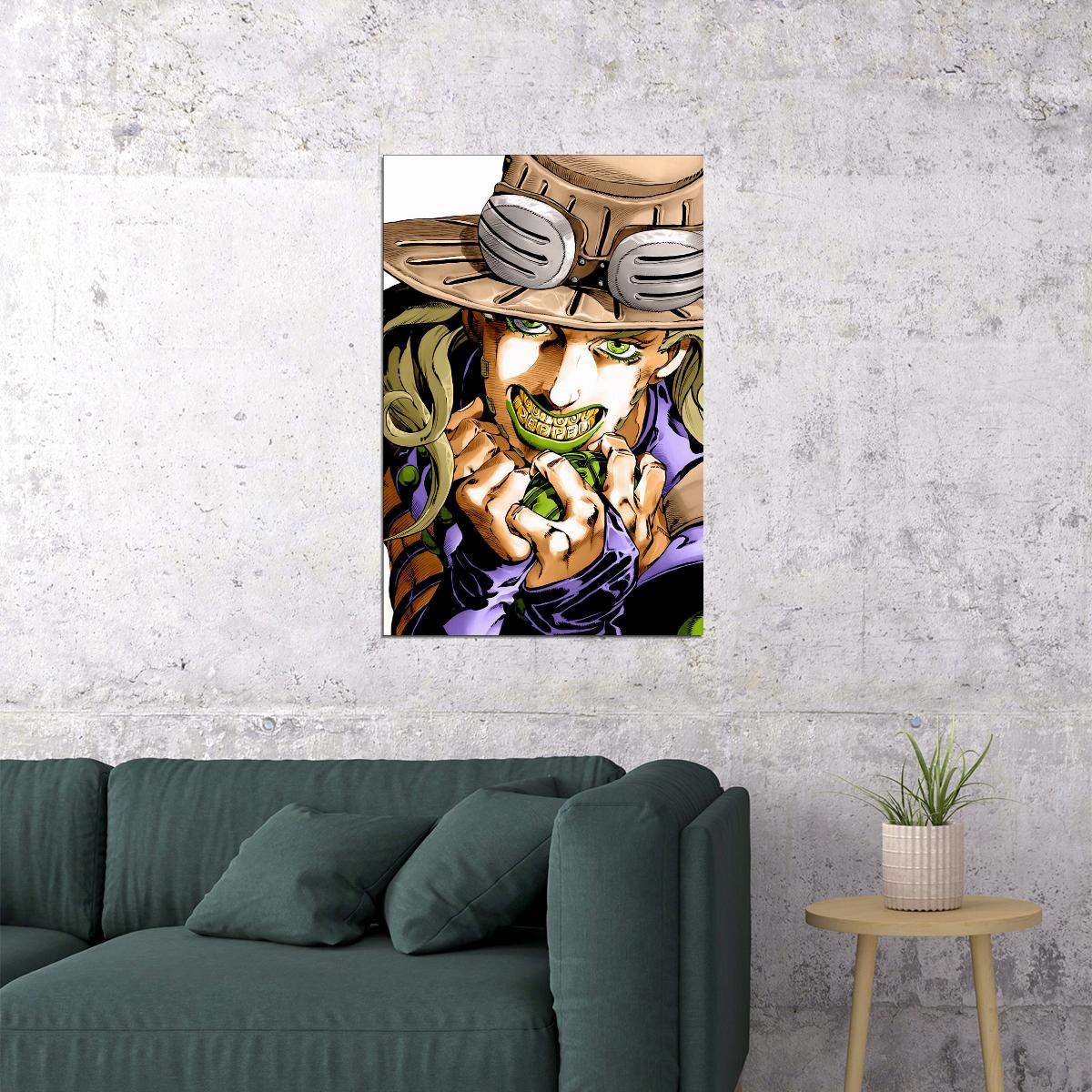 Zeppeli Classic Rock Animation Adventure Poster Wall Art Print Home Wall Decor