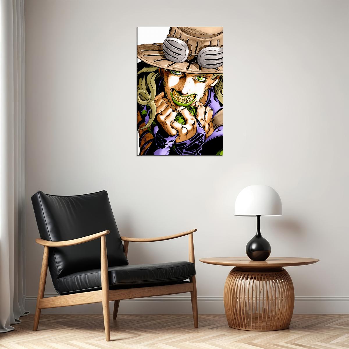Zeppeli Classic Rock Animation Adventure Poster Wall Art Print Home Wall Decor