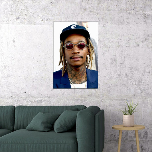 Wiz Khalifa Rap Music Hip Hop Actor Songwriter Poster Wall Art Print Home Wall Decor - xonomax