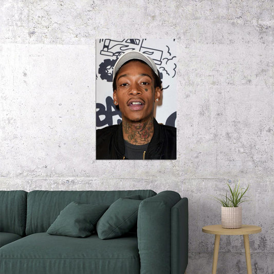 Wiz Khalifa Rap Music Hip Hop Artist Rapper Poster Wall Art Print Home Wall Decor - xonomax