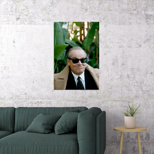 Jack Nicholson Cigar Great Actor Artist Poster Wall Art Print Home Wall Decor - xonomax
