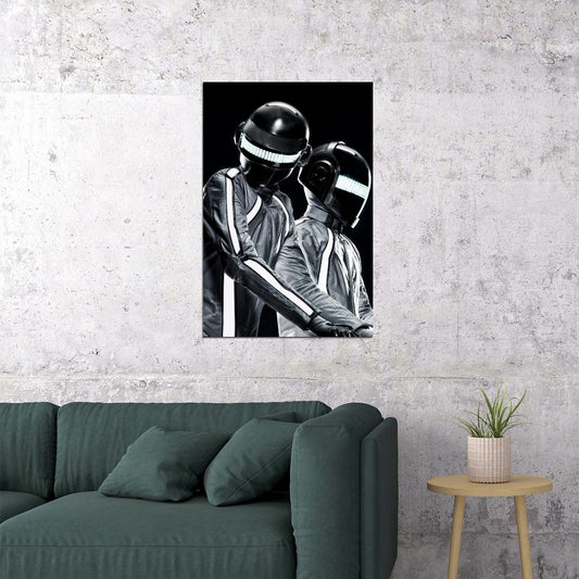 Daft Punk Music Star Electronic Artist Music Duo Poster Wall Art Print Home Wall Decor - xonomax
