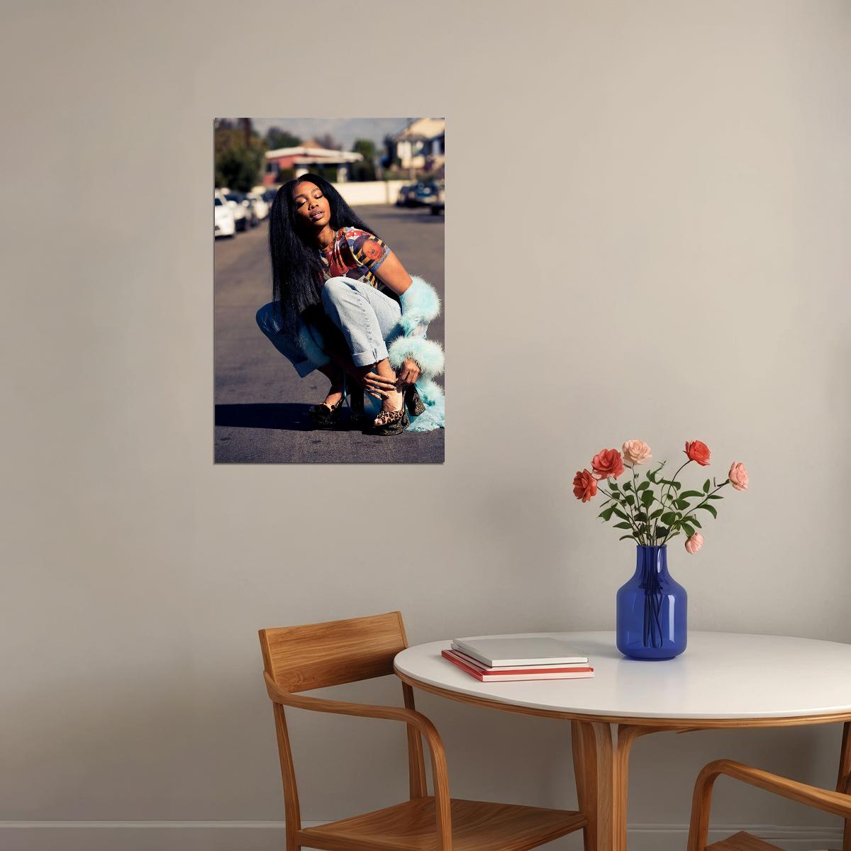 Sza Ctrl Rap Music Singer Star Music Album Famous Poster Wall Art Print Home Wall Decor - xonomax