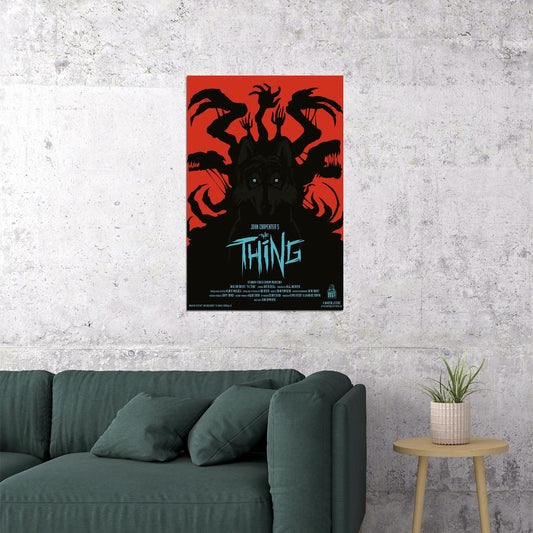 The Thing 1982 Classic Movie John Carpenter Science Fiction Poster Wall Art Print Home Wall Decor - xonomax
