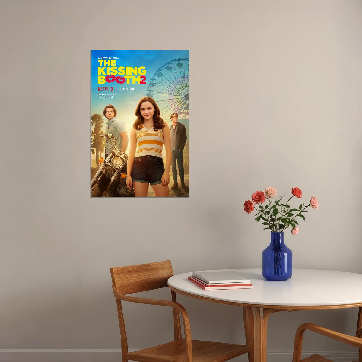 The Kissing Booth 2 Movie Poster Wall Art Print Home Wall Decor - xonomax