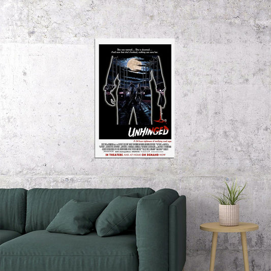 Unhinged Movie Happen To Anyone Poster Wall Art Print Home Wall Decor - xonomax