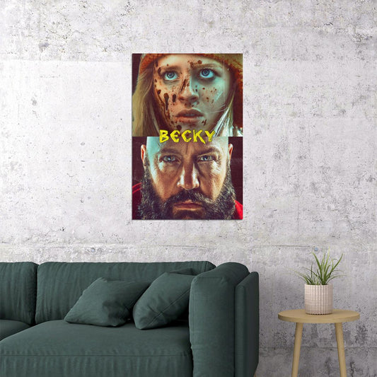 Becky Movie 2020 Action Poster Wall Art Print Home Wall Decor - xonomax