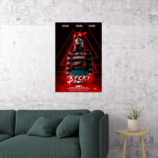 Becky Movie 2020 Drama Poster Wall Art Print Home Wall Decor - xonomax