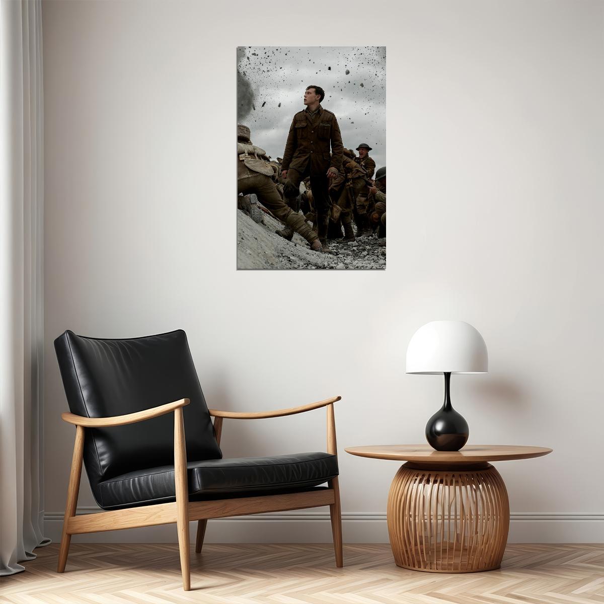 1917 Movie 2020 Battle Action Movie Poster Wall Art Print Home Wall Decor - xonomax