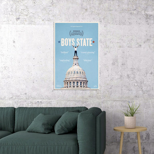 Boys State Movie 2020 Documentary Poster Wall Art Print Home Wall Decor - xonomax