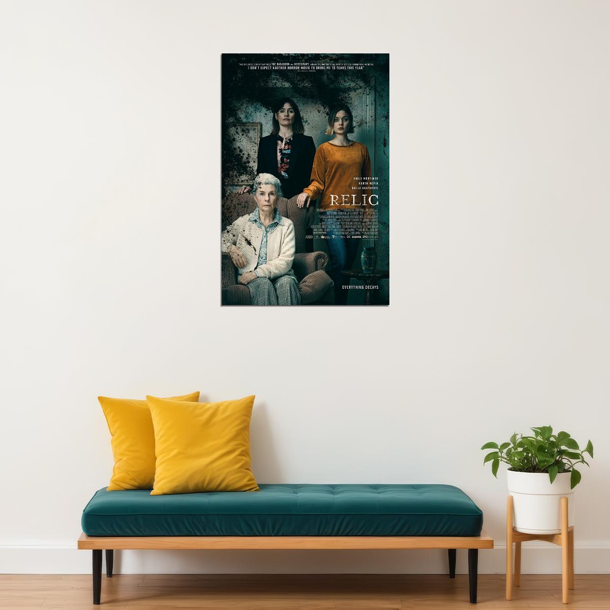Relic Movie 2020 Horror Poster Wall Art Print Home Wall Decor - xonomax