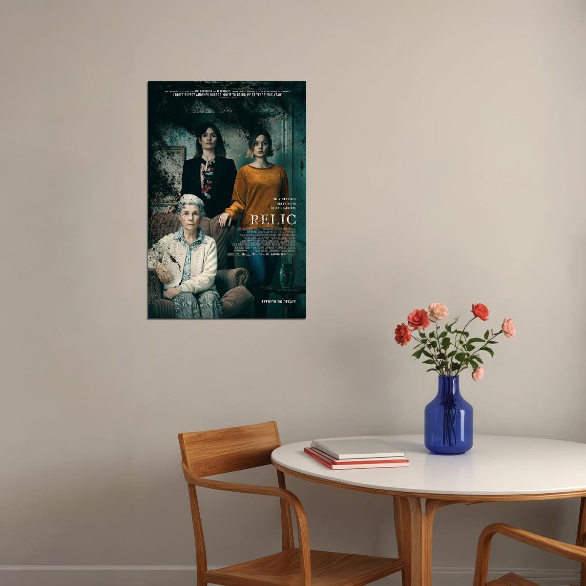 Relic Movie 2020 Horror Poster Wall Art Print Home Wall Decor - xonomax