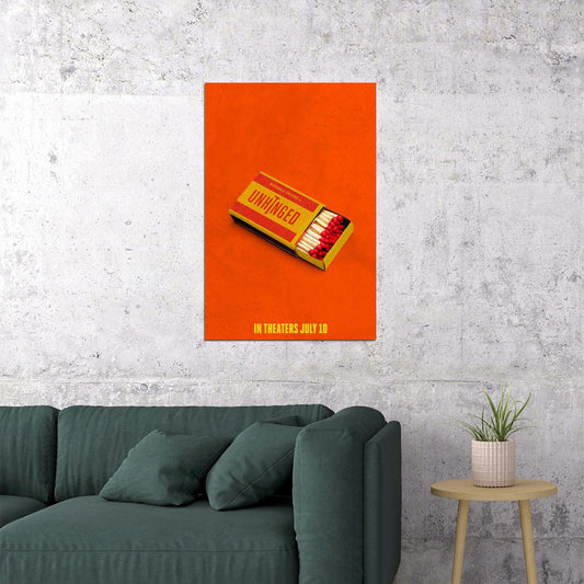 Unhinged 2020 Movie Action Poster Wall Art Print Home Wall Decor - xonomax
