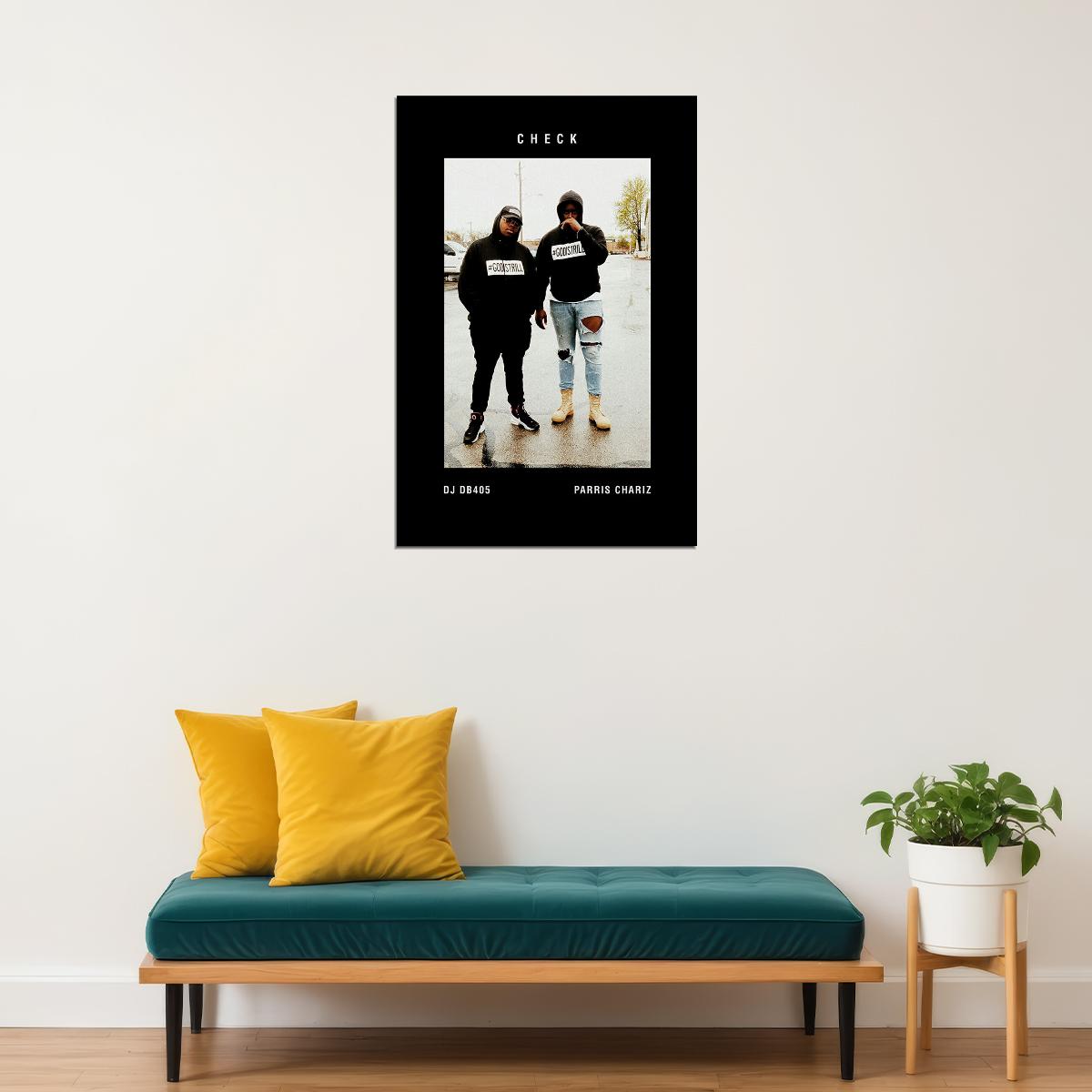 Parris Chariz Check Music Mixtape Poster Wall Art Print Home Wall Decor - xonomax