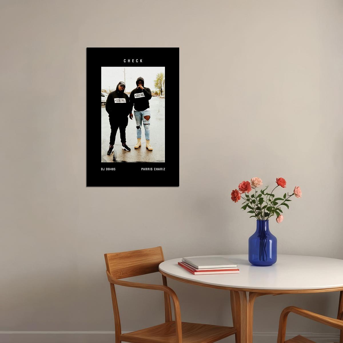 Parris Chariz Check Music Mixtape Poster Wall Art Print Home Wall Decor - xonomax