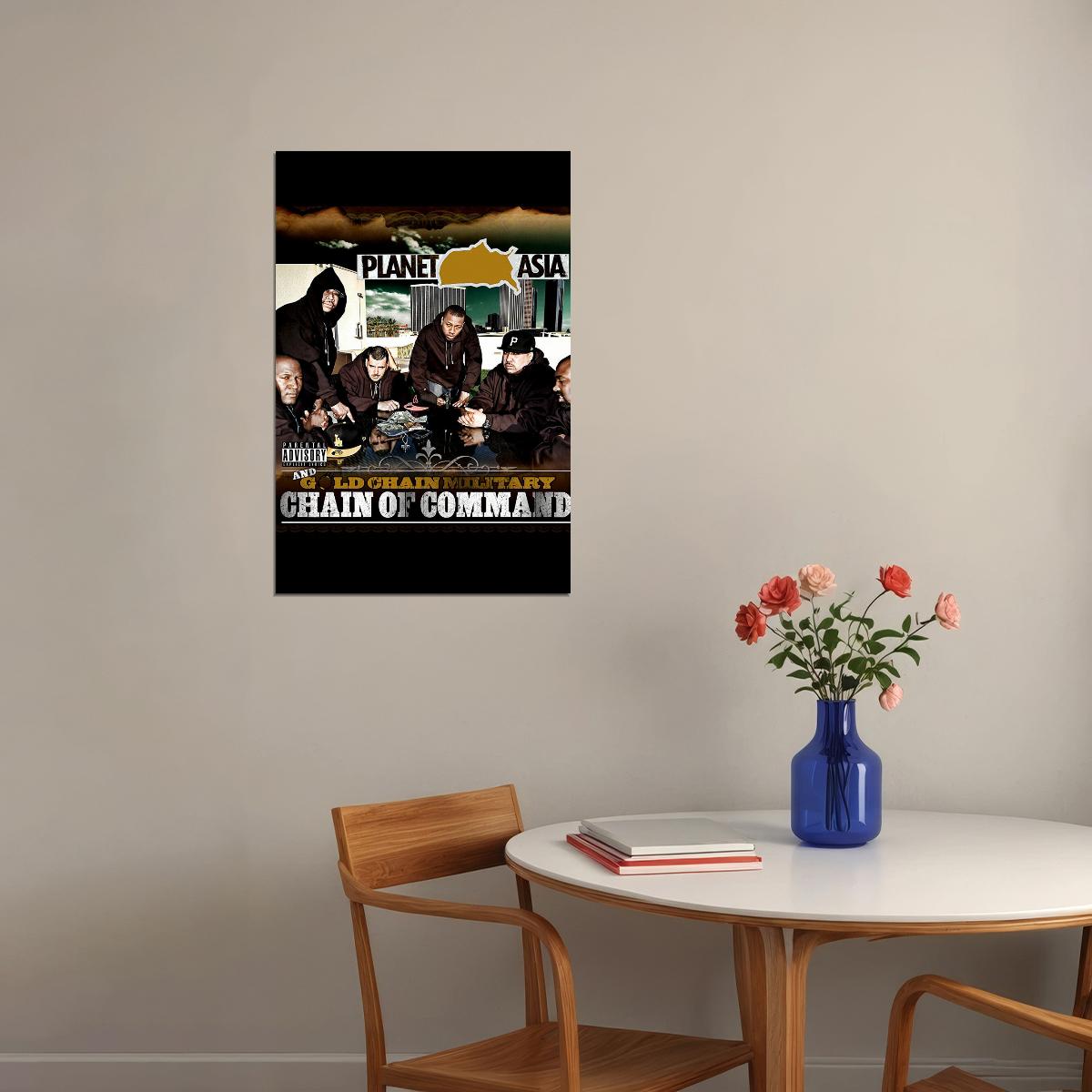 Planet Asia X The Musalini Pharoah Chain Poster Wall Art Print Home Wall Decor - xonomax