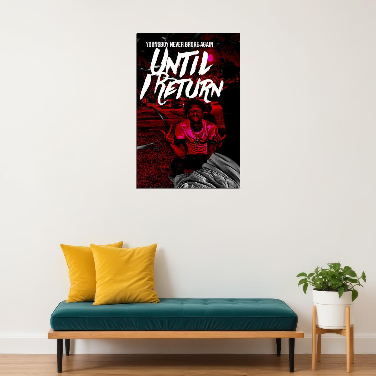 Youngboy Cover Until I Return Music Album Poster Wall Art Print Home Wall Decor - xonomax