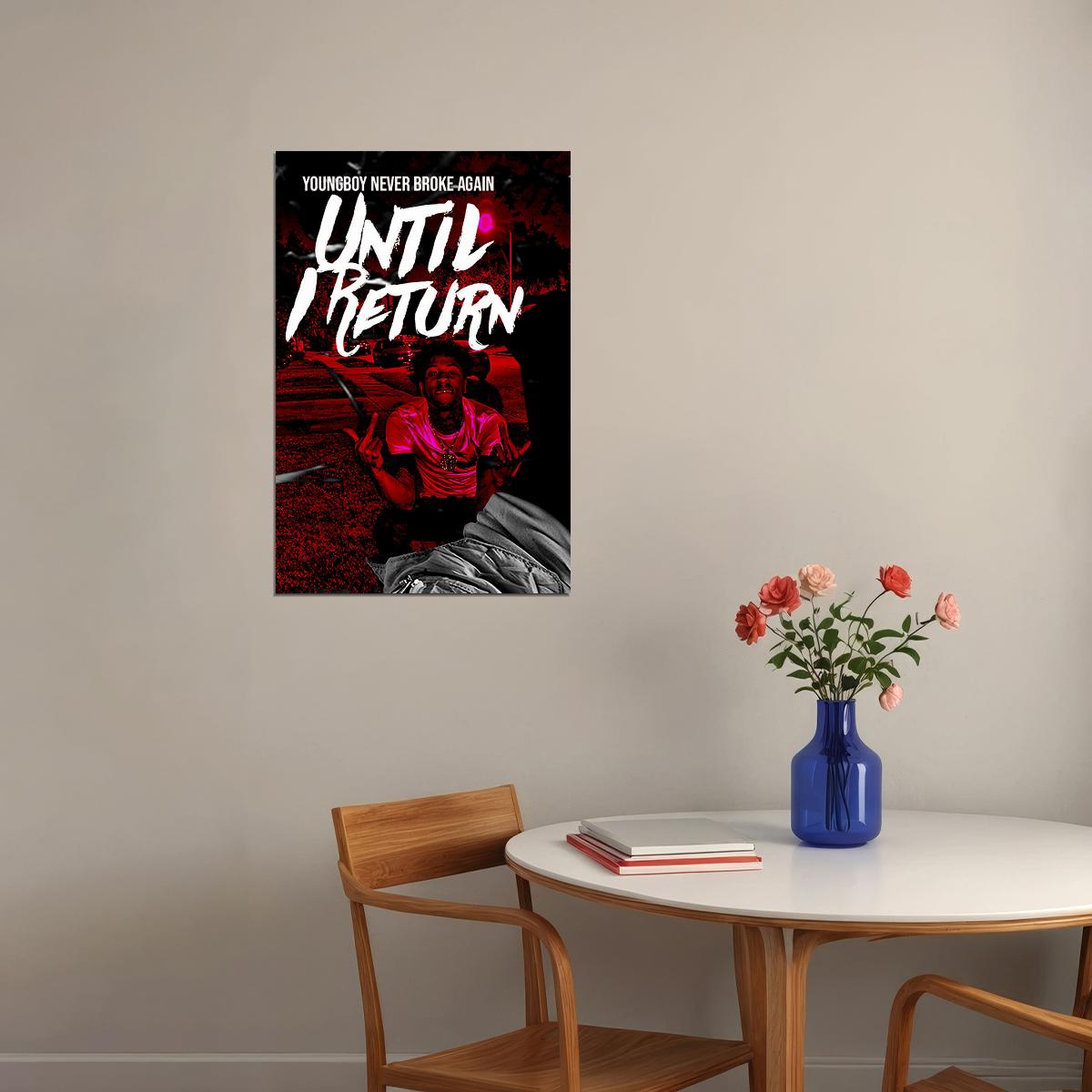Youngboy Cover Until I Return Music Album Poster Wall Art Print Home Wall Decor - xonomax