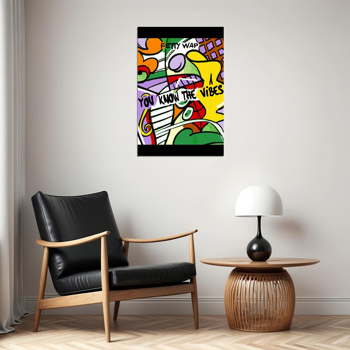 Fetty Wap Cover You Know The Vibes Music Poster Wall Art Print Home Wall Decor - xonomax