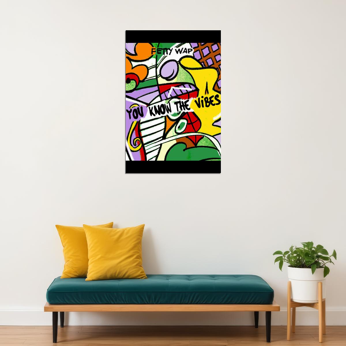 Fetty Wap Cover You Know The Vibes Music Poster Wall Art Print Home Wall Decor - xonomax