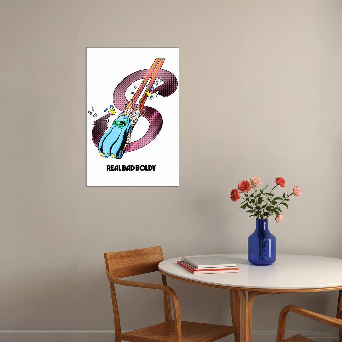 Boldy James X Real Bad Man Album Boldy Poster Wall Art Print Home Wall Decor - xonomax