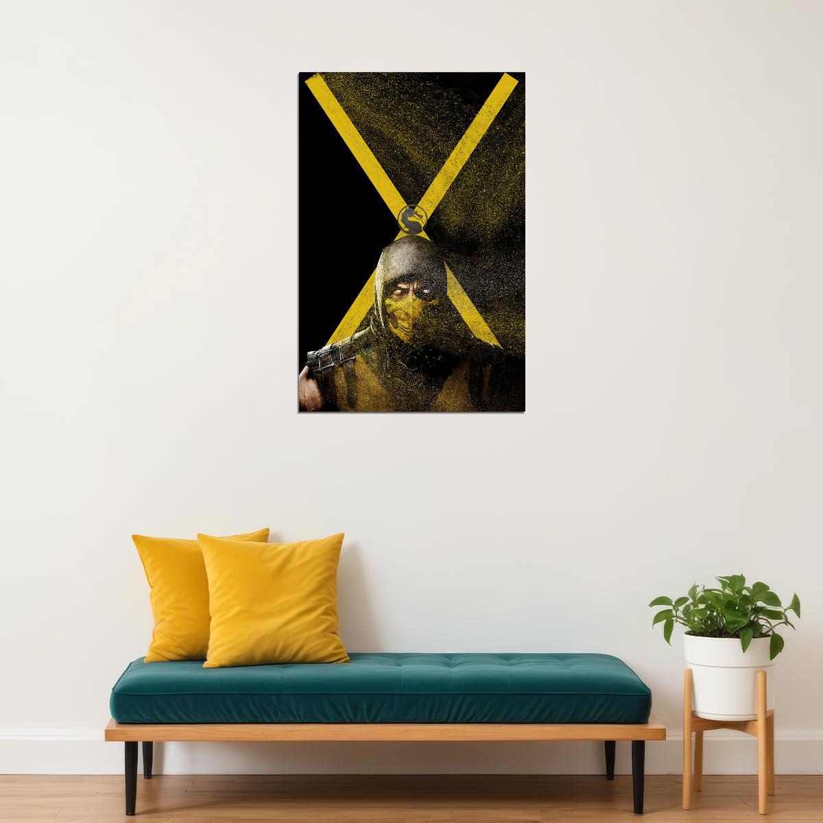 Mortal Kombat X Fighting Game Action Poster Wall Art Print Home Wall Decor