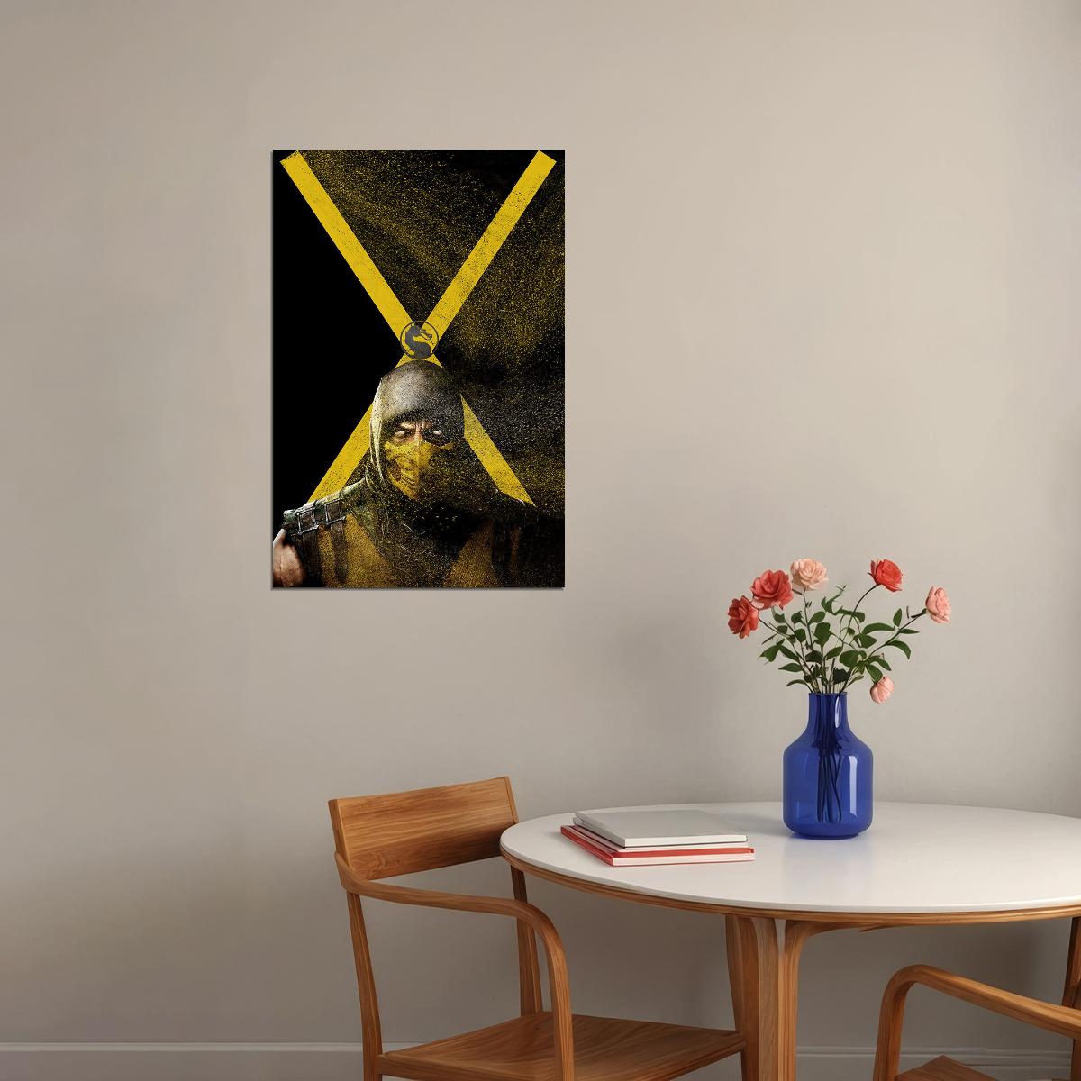 Mortal Kombat X Fighting Game Action Poster Wall Art Print Home Wall Decor