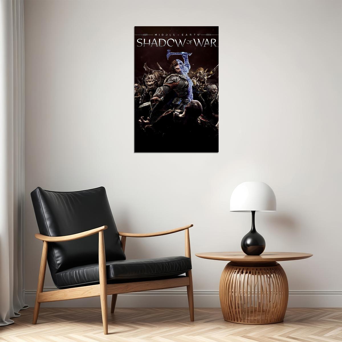 Middle Earth Shadow Of War Video Adventure Poster Wall Art Print Home Wall Decor