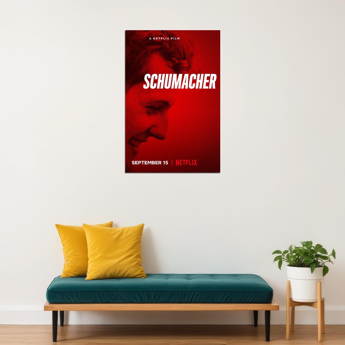 Schumacher Movie Documentary Biography Sport Poster Wall Art Print Home Wall Decor - xonomax