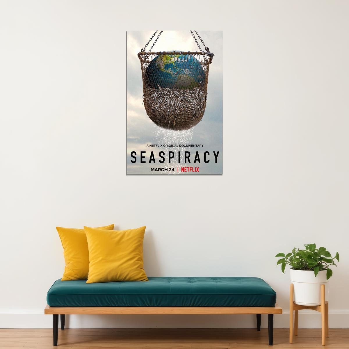 Seaspiracy Movie Action Documentary Poster Wall Art Print Home Wall Decor - xonomax