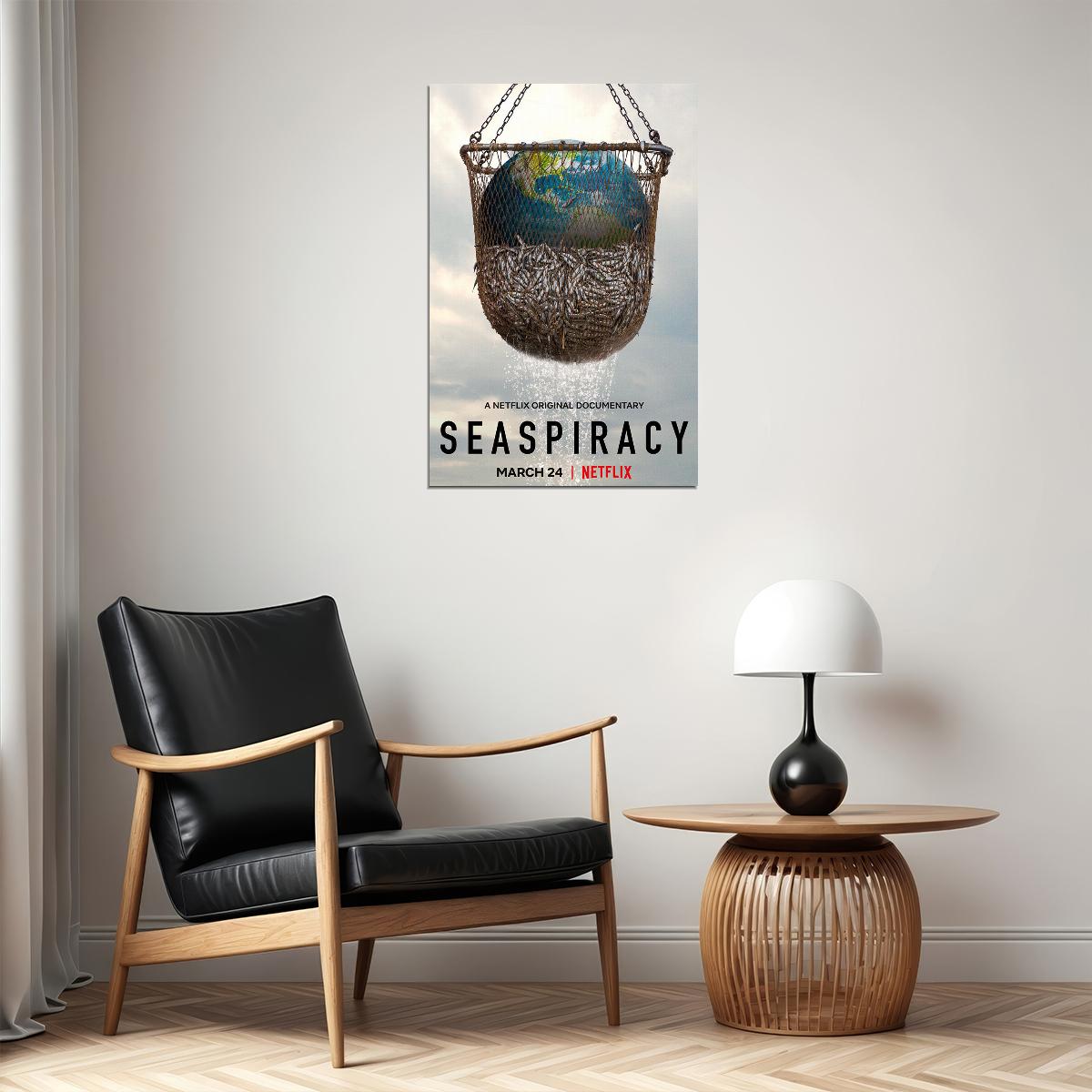 Seaspiracy Movie Action Documentary Poster Wall Art Print Home Wall Decor - xonomax