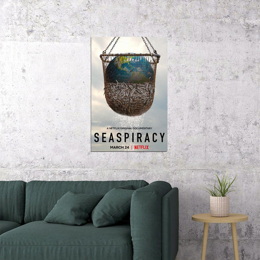 Seaspiracy Movie Action Documentary Poster Wall Art Print Home Wall Decor - xonomax