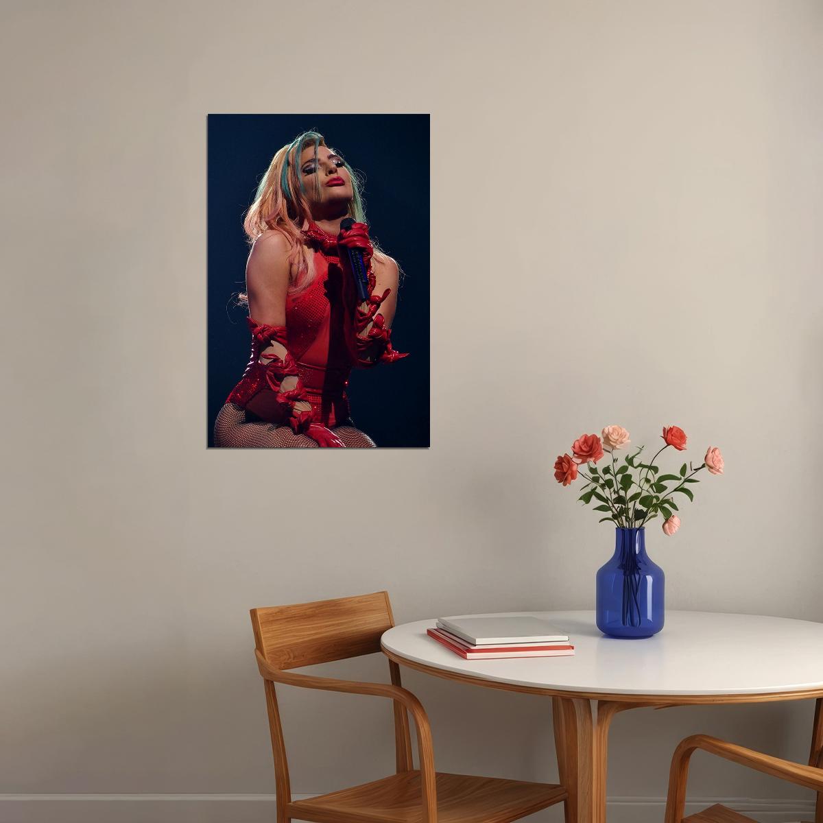 Lady Gaga 2017 World Tour Singer Star Poster Wall Art Print Home Wall Decor - xonomax